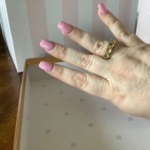 Citrine sterling silver band ring